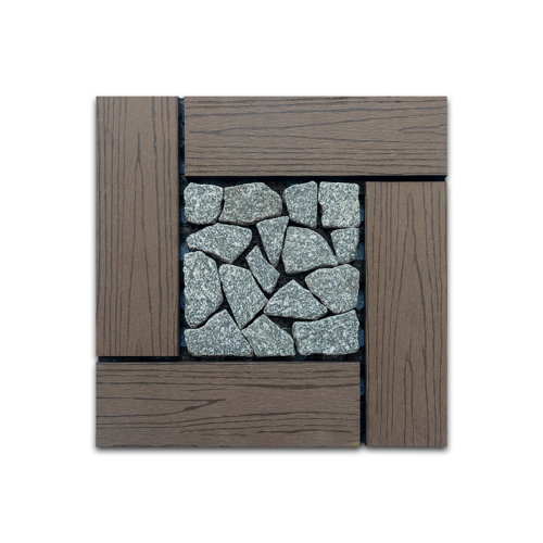 World Carpet Gravel Interlocking Deck Tile & Reviews Wayfair